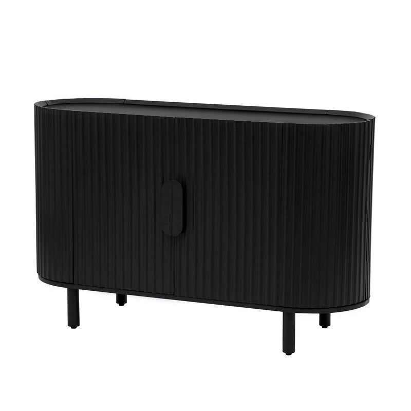 Credenza di lusso leggera con ripiani regolabili e ampio spazio di archiviazione