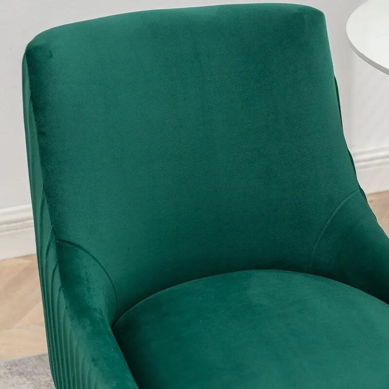 SEYNAR Set di 8 Sedie da Pranzo Moderne in Velluto Glamour per Sala da Pranzo, Sedia Vanity Trapuntata per Soggiorno (senza tavolo)