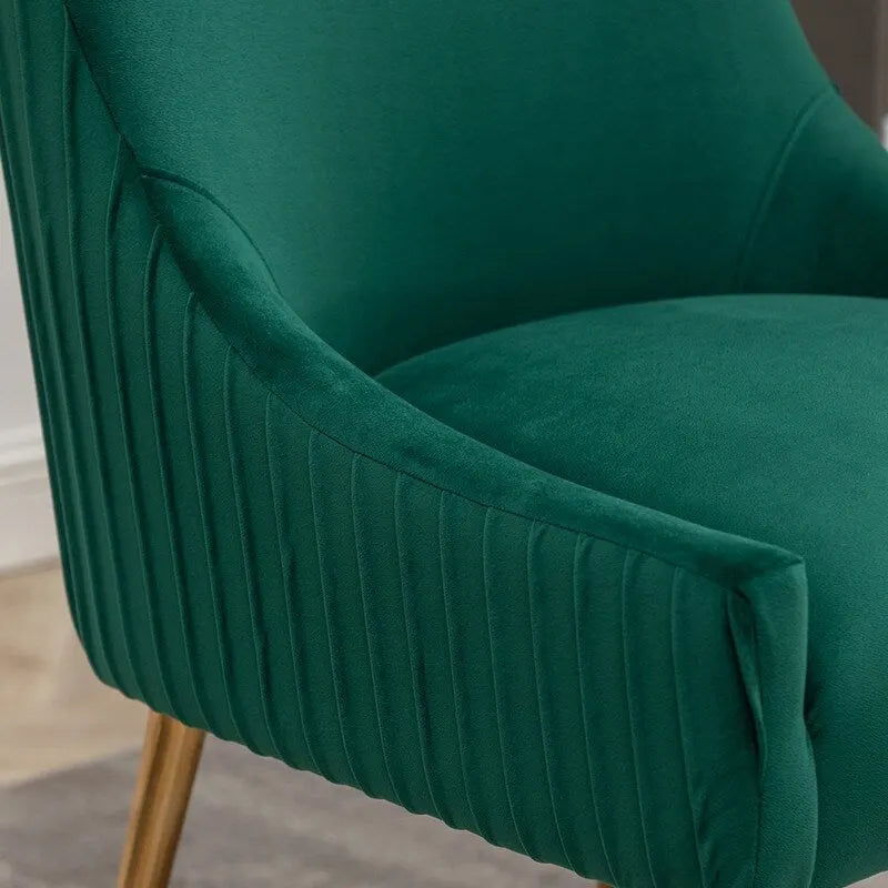 SEYNAR Set di 8 Sedie da Pranzo Moderne in Velluto Glamour per Sala da Pranzo, Sedia Vanity Trapuntata per Soggiorno (senza tavolo)