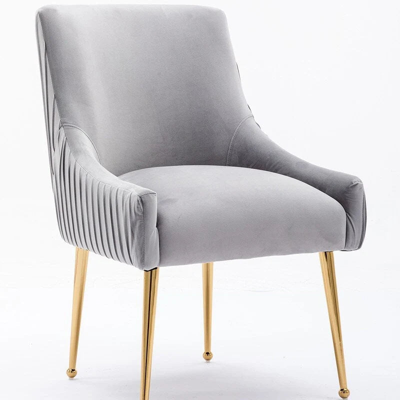 SEYNAR Set di 8 Sedie da Pranzo Moderne in Velluto Glamour per Sala da Pranzo, Sedia Vanity Trapuntata per Soggiorno (senza tavolo)