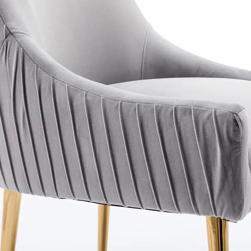 SEYNAR Set di 8 Sedie da Pranzo Moderne in Velluto Glamour per Sala da Pranzo, Sedia Vanity Trapuntata per Soggiorno (senza tavolo)