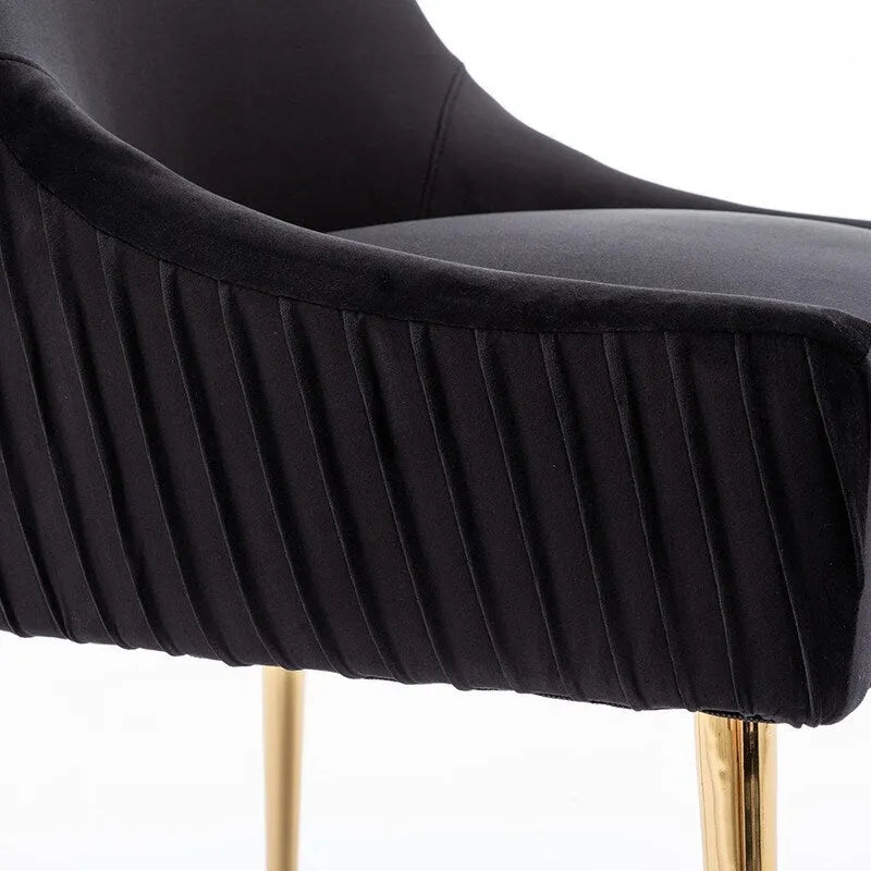 SEYNAR Set di 8 Sedie da Pranzo Moderne in Velluto Glamour per Sala da Pranzo, Sedia Vanity Trapuntata per Soggiorno (senza tavolo)