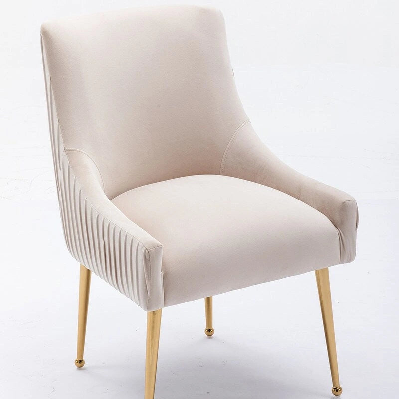 SEYNAR Set di 8 Sedie da Pranzo Moderne in Velluto Glamour per Sala da Pranzo, Sedia Vanity Trapuntata per Soggiorno (senza tavolo)
