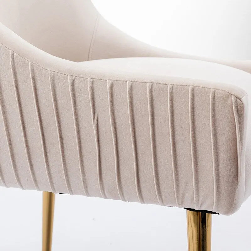 SEYNAR Set di 8 Sedie da Pranzo Moderne in Velluto Glamour per Sala da Pranzo, Sedia Vanity Trapuntata per Soggiorno (senza tavolo)