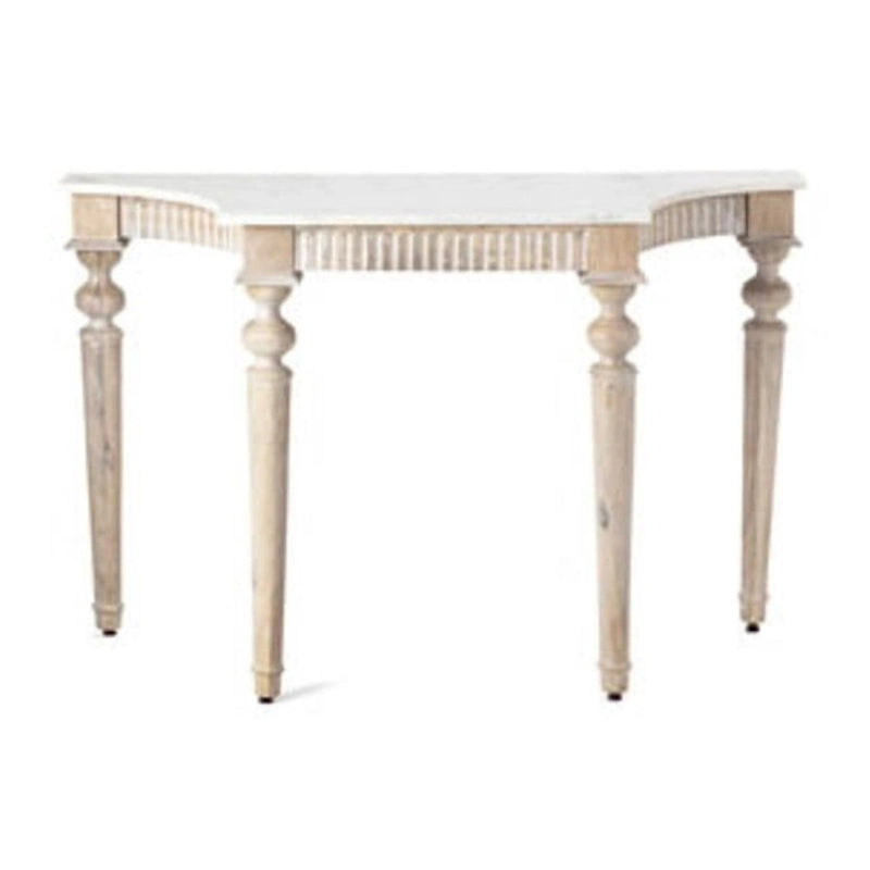 A&B Home Adela - Consolle con piano in marmo