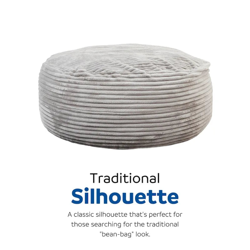 Sealy Kade Pouf Sacco in Ecopelliccia 6ft