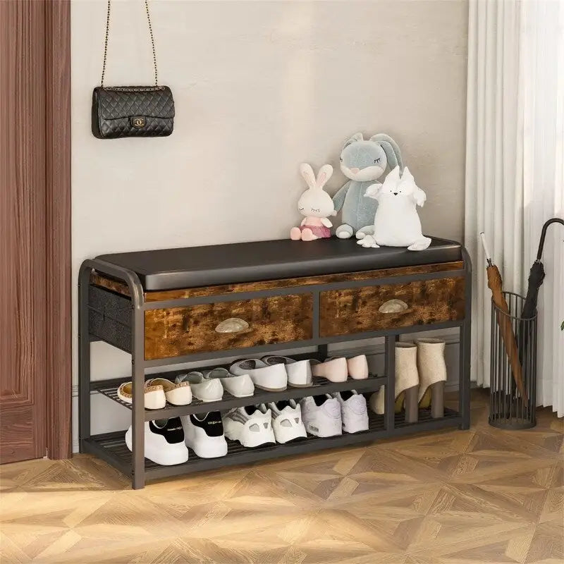 Panca da ingresso a 3 livelli - 35,43P x 11,81L x 22,44A