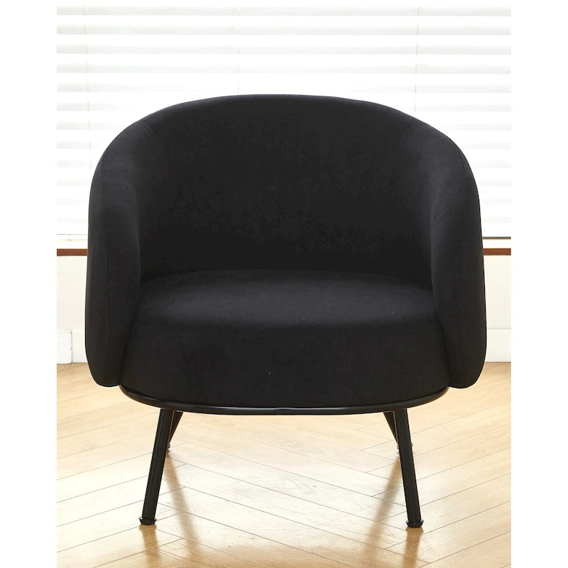Poltrona accento interna Mid-Century a botte