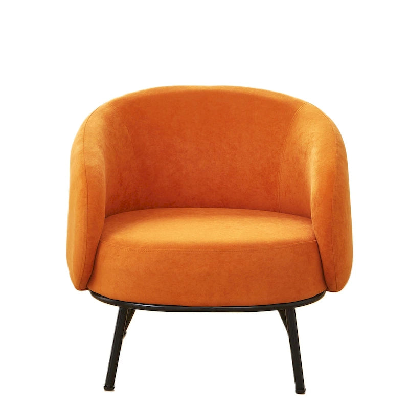 Poltrona accento interna Mid-Century a botte
