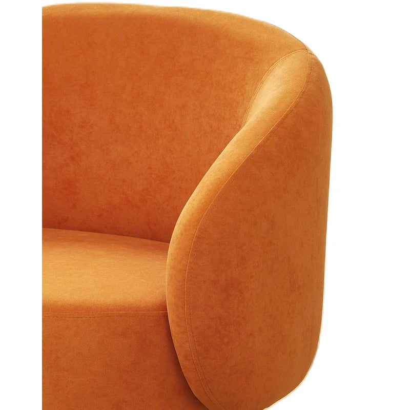 Poltrona accento interna Mid-Century a botte