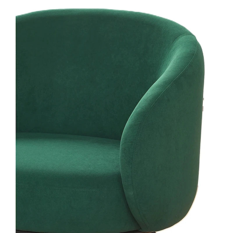 Poltrona accento interna Mid-Century a botte