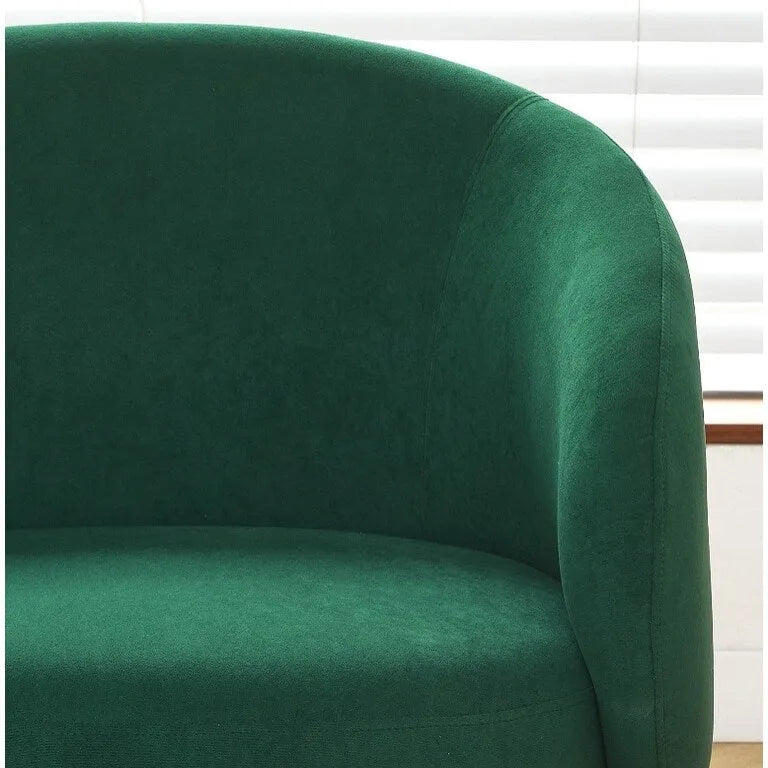 Poltrona accento interna Mid-Century a botte