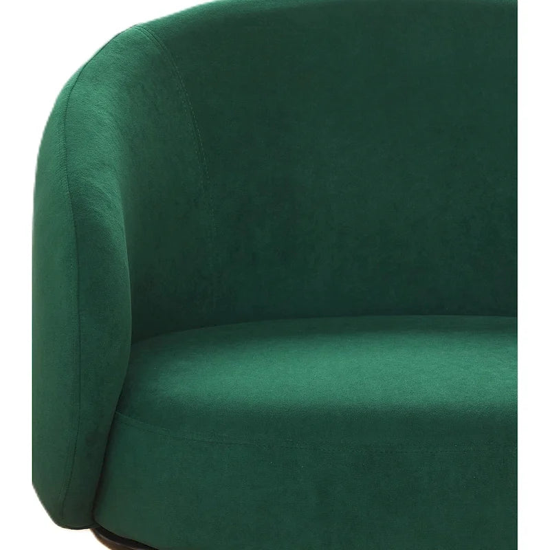 Poltrona accento interna Mid-Century a botte