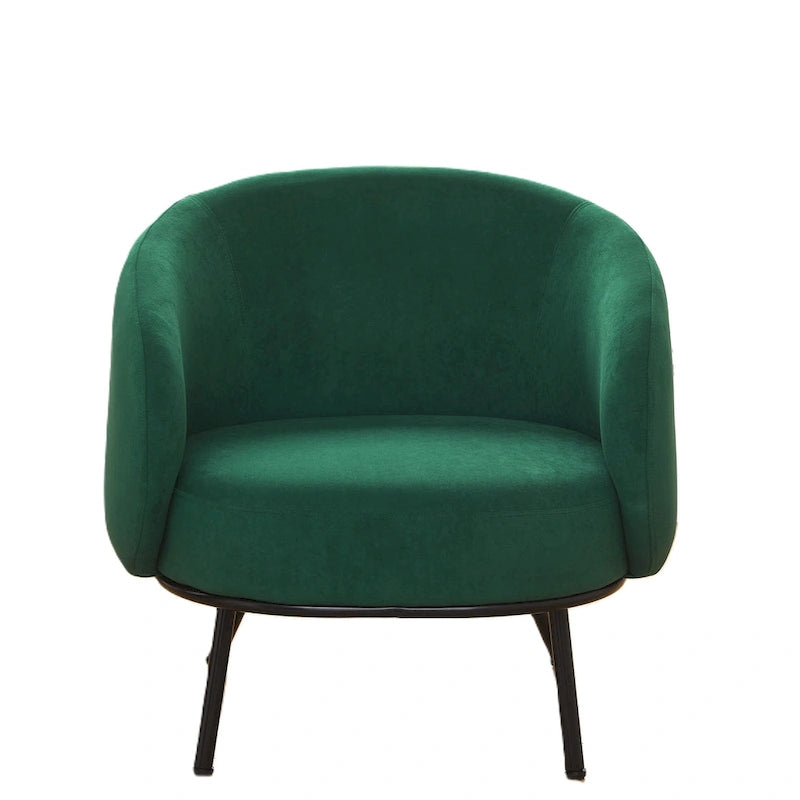 Poltrona accento interna Mid-Century a botte