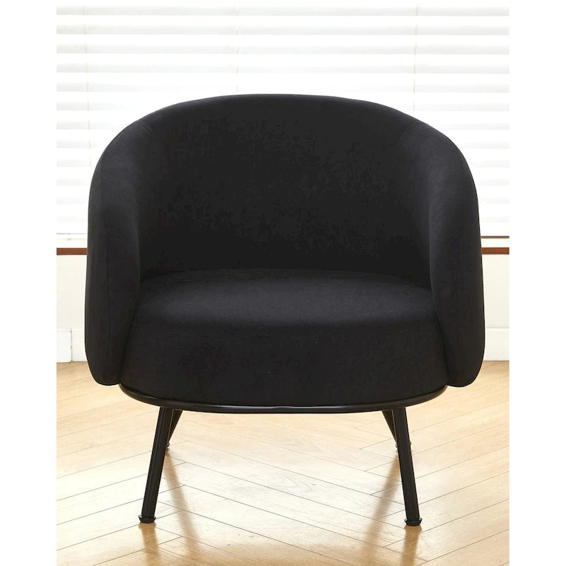 Poltrona accento interna Mid-Century a botte