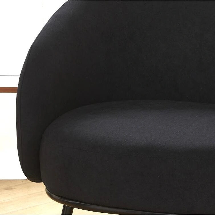 Poltrona accento interna Mid-Century a botte