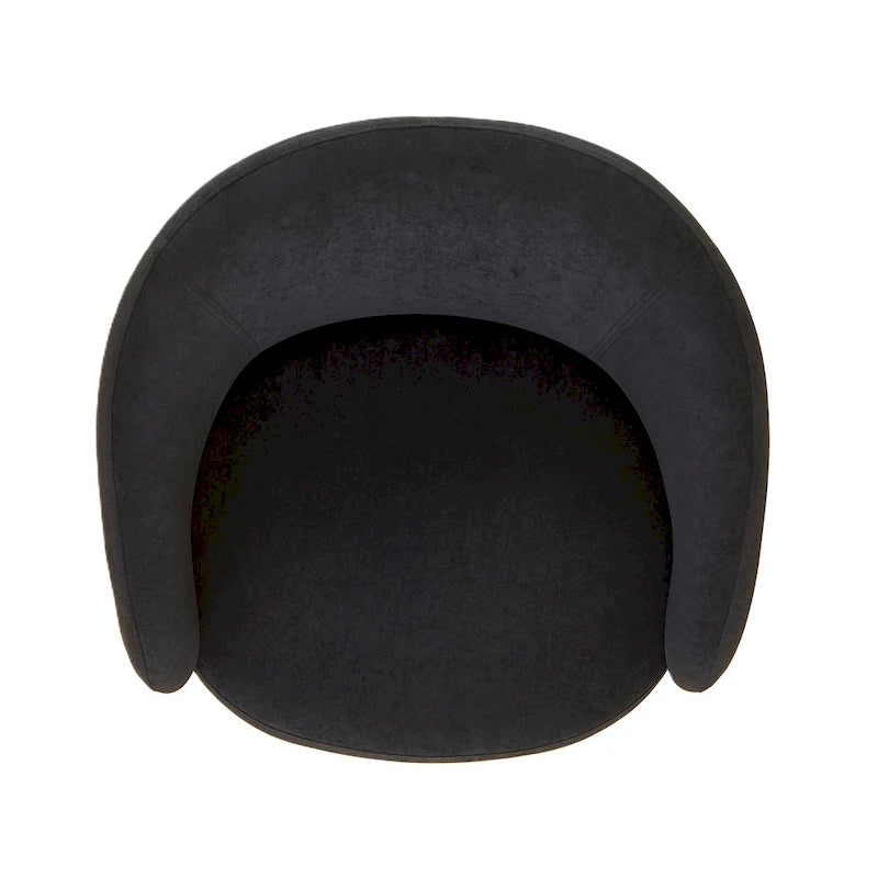 Poltrona accento interna Mid-Century a botte