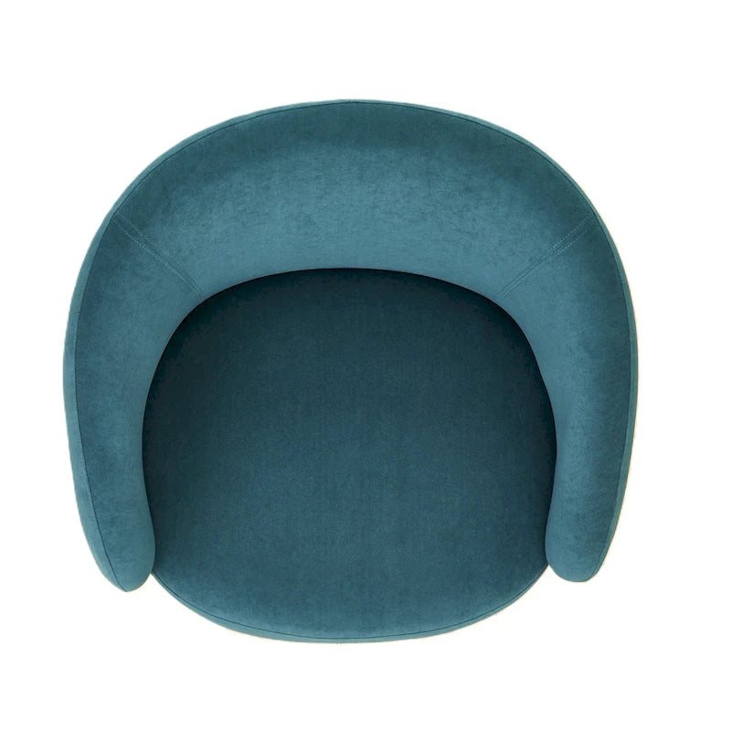 Poltrona accento interna Mid-Century a botte