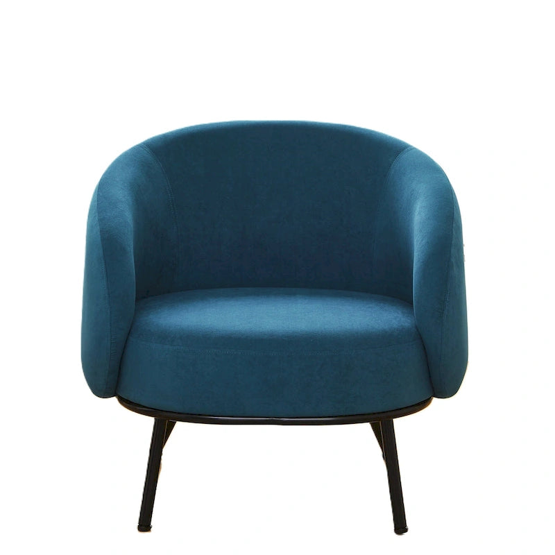 Poltrona accento interna Mid-Century a botte