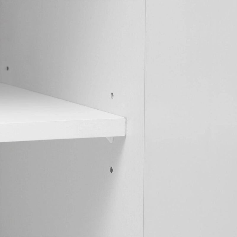 Credenza Armadietto con impiallacciatura in legno massello e struttura in metallo per soggiorno, ingresso