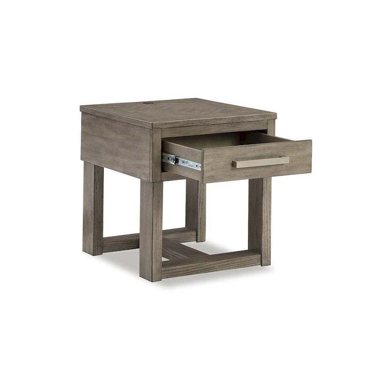 Signature Design by Ashley Tavolino finale Loyaska Marrone/Grigio - 22L x 24P x 24A