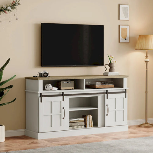 Meuble TV, meuble de rangement et étagères de 58 pouces - 58 pouces