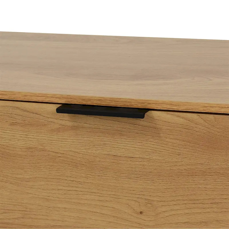 Madia Credenza in Legno con Mobiletto Contenitore, 3 Cassetti e 2 Ante