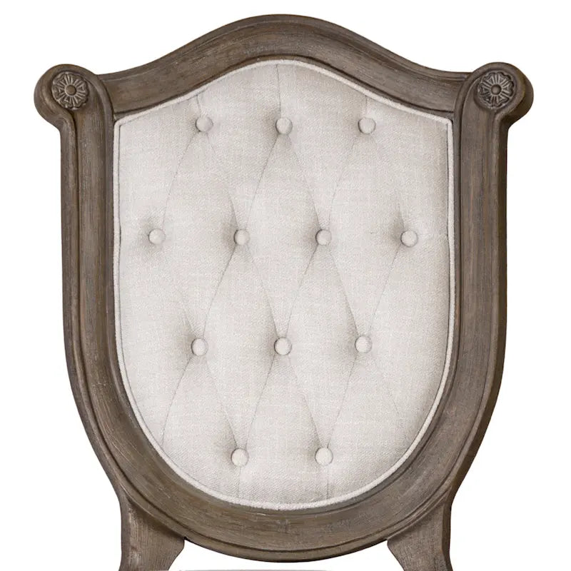 Set da Pranzo Espandibile Cassian in Legno Massello di Quercia Anticata a 9 Pezzi di Furniture of America