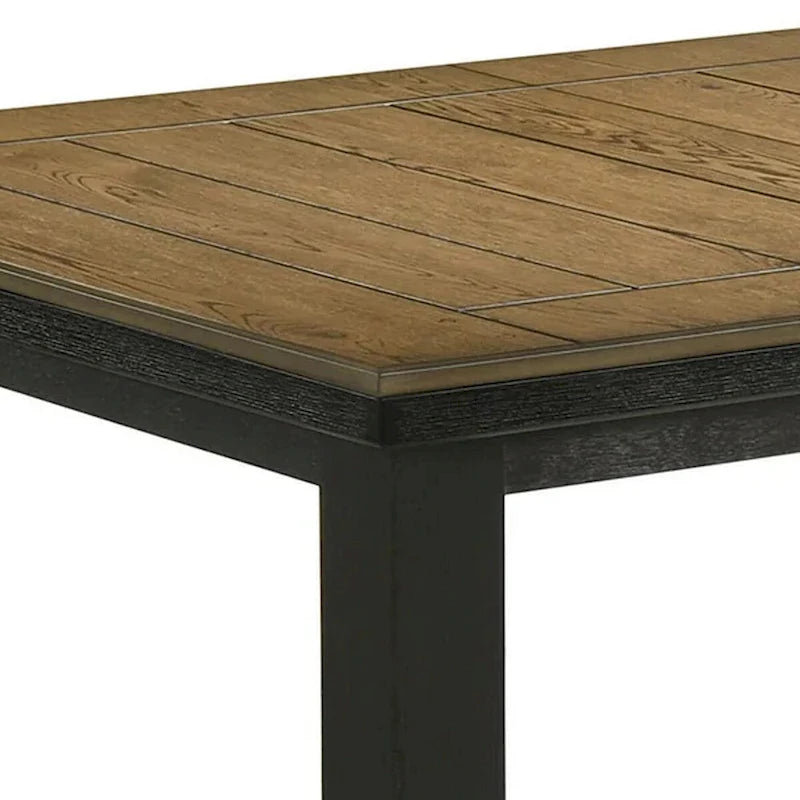 Tavolo da pranzo Woodlands ad altezza bancone, 152-198 cm, allungabile, legno marrone