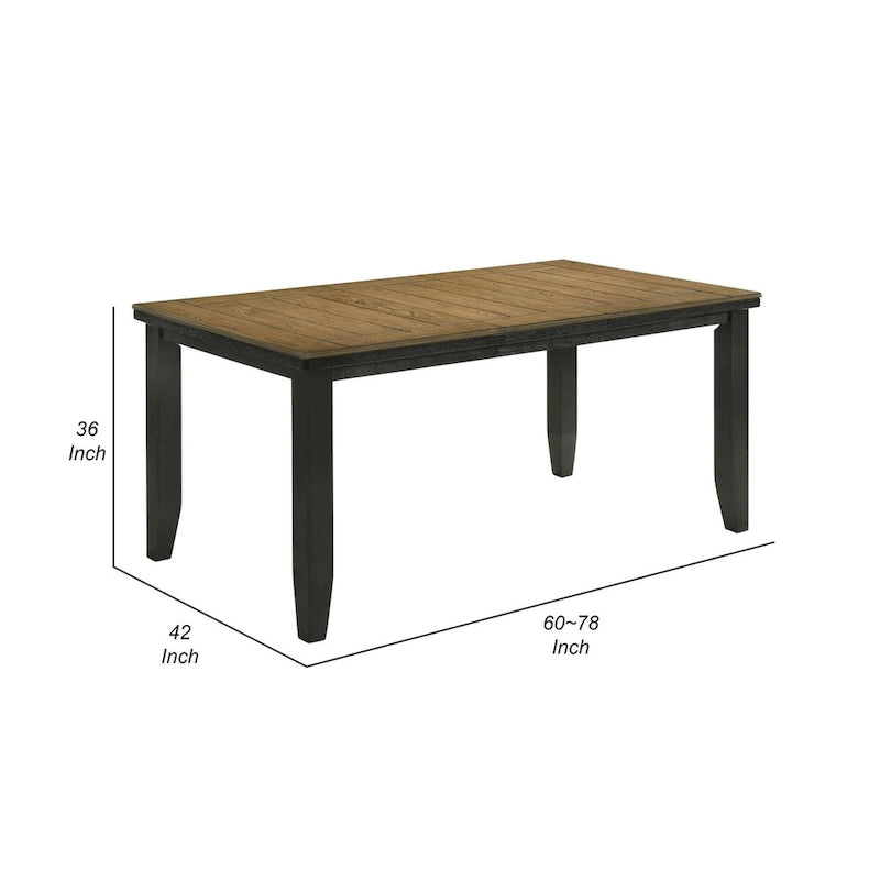 Tavolo da pranzo Woodlands ad altezza bancone, 152-198 cm, allungabile, legno marrone
