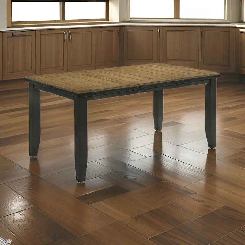 Tavolo da pranzo Woodlands ad altezza bancone, 152-198 cm, allungabile, legno marrone