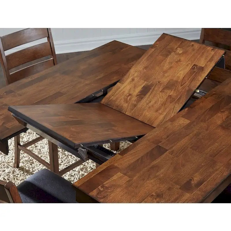 Set da pranzo 8 pezzi in legno massello Karlina