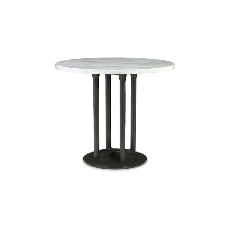 Signature Design by Ashley Centiar, Pacchetto pranzo in 3 pezzi altezza bancone, nero/grigio