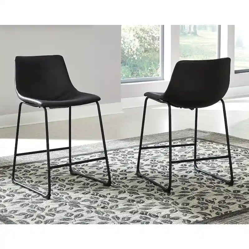 Signature Design by Ashley Centiar, Pacchetto pranzo in 3 pezzi altezza bancone, nero/grigio