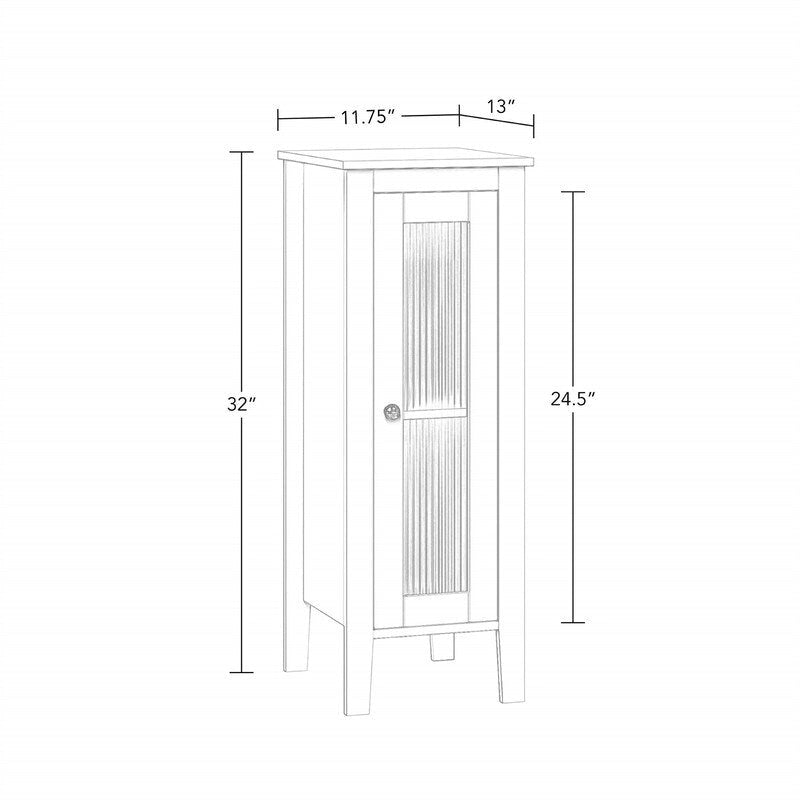 Armadietto da bagno - 11,75P x 13L x 32A