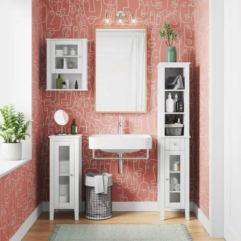 Armadietto da bagno - 11,75P x 13L x 32A