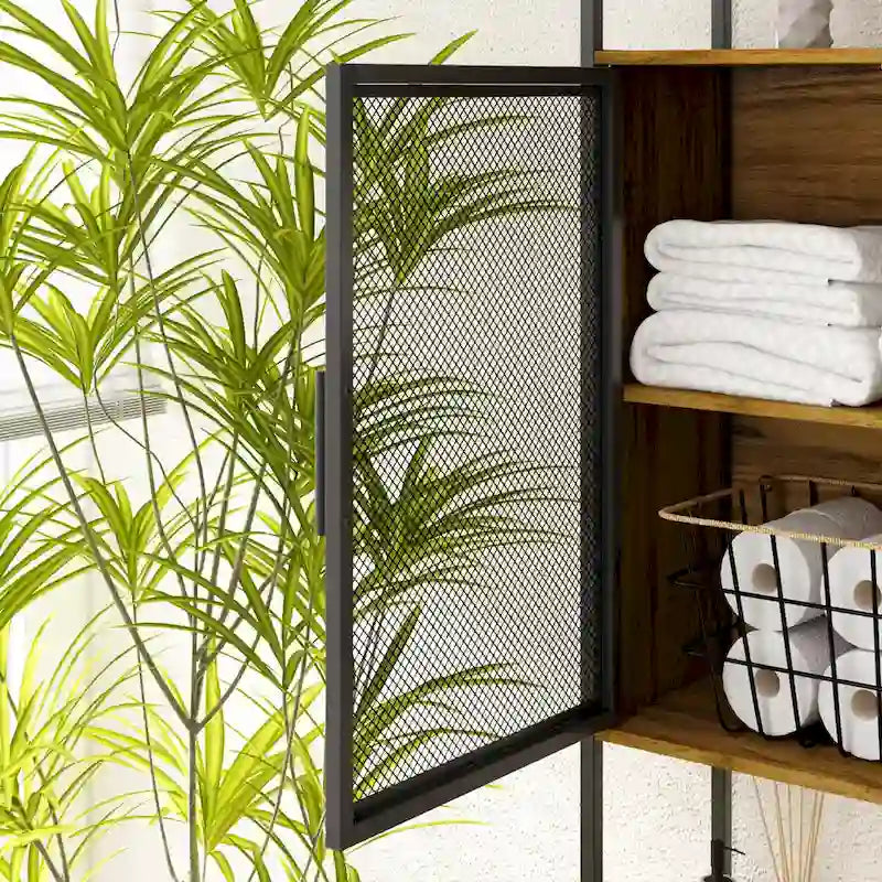 Scaffale per Bagno da posizionare sopra il WC, Organizzatore per Bagno sopra il WC