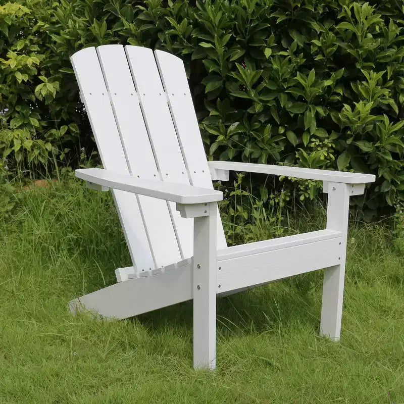 Sedia portatile da esterno Adirondack in finto legno Lakeside - Merry Products: