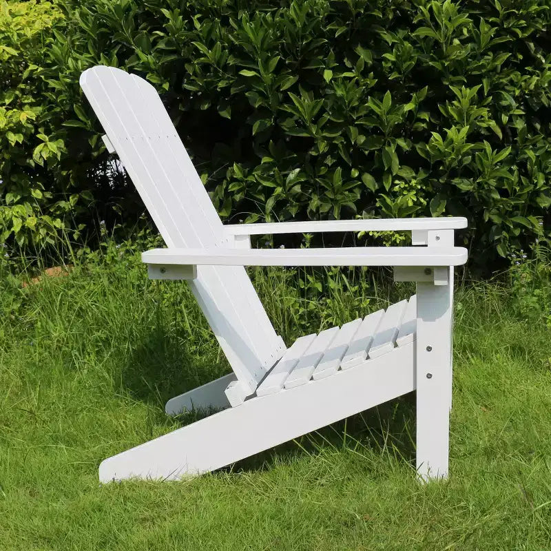Sedia portatile da esterno Adirondack in finto legno Lakeside - Merry Products:
