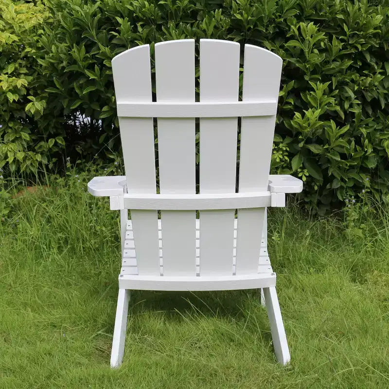 Sedia portatile da esterno Adirondack in finto legno Lakeside - Merry Products: