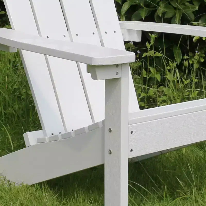 Sedia portatile da esterno Adirondack in finto legno Lakeside - Merry Products: