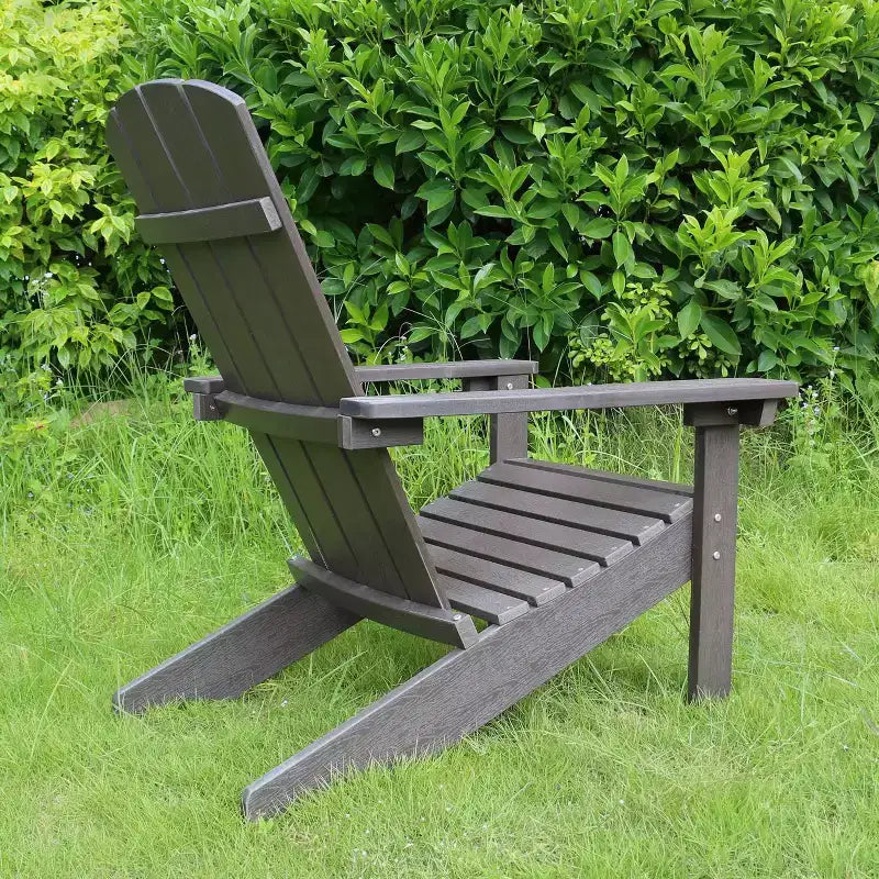 Sedia portatile da esterno Adirondack in finto legno Lakeside - Merry Products: