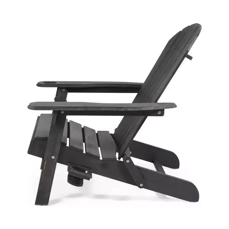Sedia Adirondack pieghevole in legno di acacia Bellwood Outdoor - Christopher Knight