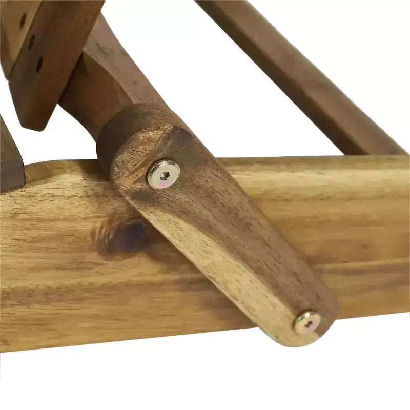 Sedia Adirondack pieghevole in legno di acacia Bellwood Outdoor - Christopher Knight