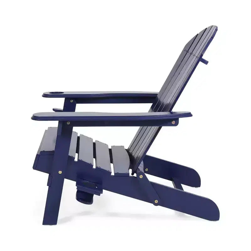 Sedia Adirondack pieghevole in legno di acacia Bellwood Outdoor - Christopher Knight