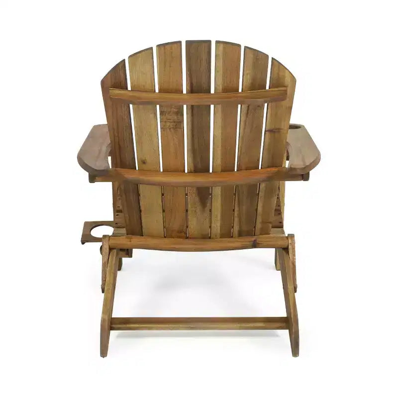 Sedia Adirondack pieghevole in legno di acacia Bellwood Outdoor - Christopher Knight