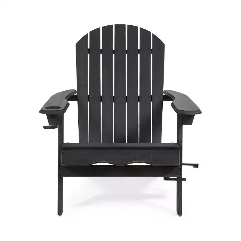 Fauteuil Adirondack pliable Bellwood Outdoor en bois d'acacia – Christopher Knight