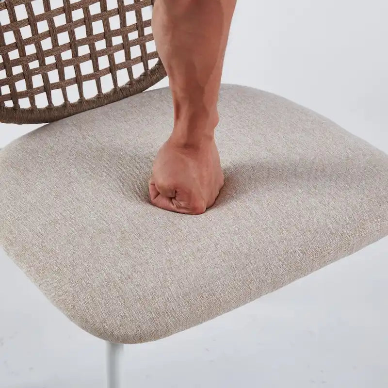 Sedia Sennit, Set da 4, Sedia da Pranzo, Sedia da Caffè, Adatta per Sala da Pranzo, Salotto