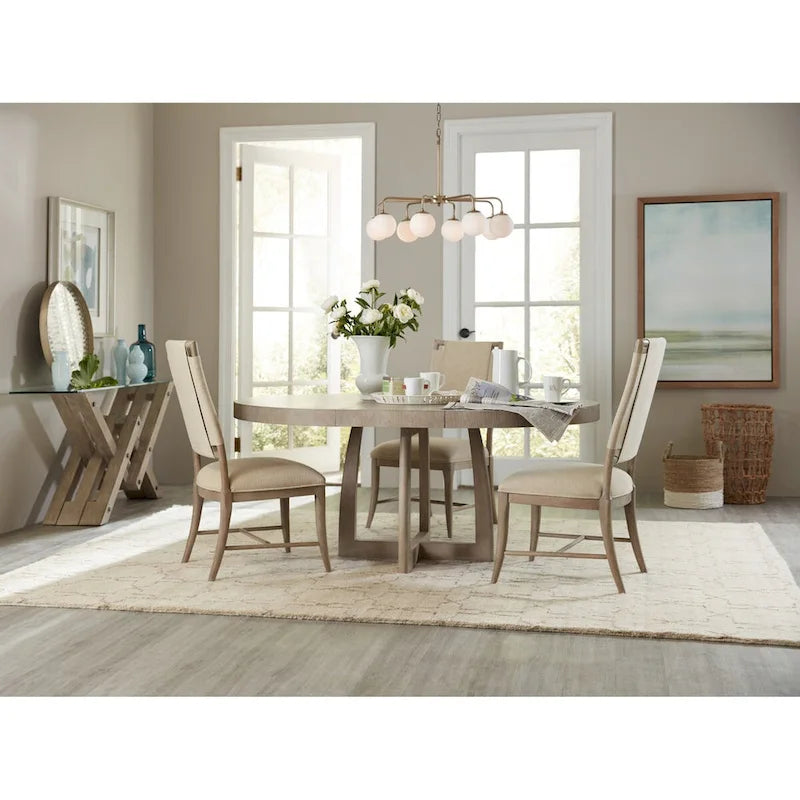 Tavolo da pranzo contemporaneo rotondo/ovale allungabile Hooker Furniture Affinity 48-66