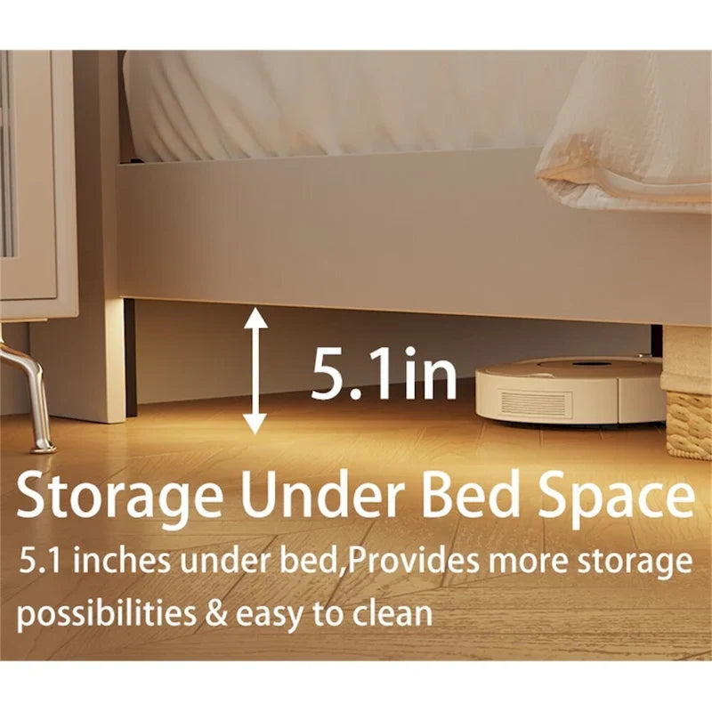 Letto Imbottito con Piattaforma Queen Size a LED con Testiera e Stazione di Ricarica